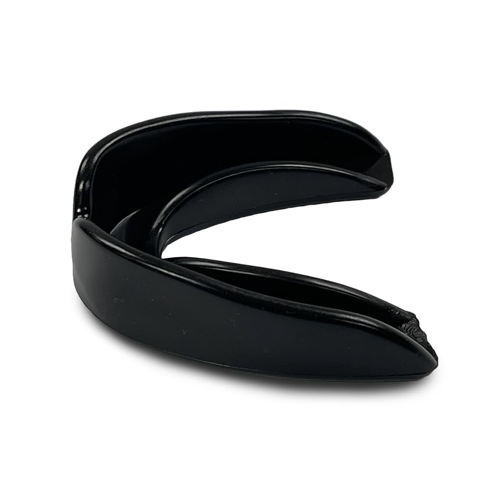 Alt View 3. Amber Sporting Goods - Custom Fit Sports Mouthpiece for MMA & Boxing, Comfortable Protection, Black – Pack of 10 - Black.