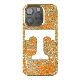 Keyscaper - NCAA - Tennessee Volunteers Paisley Bling iPhone Case - 15 - Gold