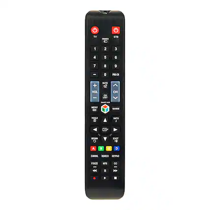 TV SOURCE STB 1 2 3 4 5 6 7 8 9 - 0 PRE-CH + MUTE VOL - CH LIST CH SMART BB MENU INFO TOOLS RETURN EXIT A B C D E-WANUAL SEARCH KEYPAD P.SIZE D. MTS II cC