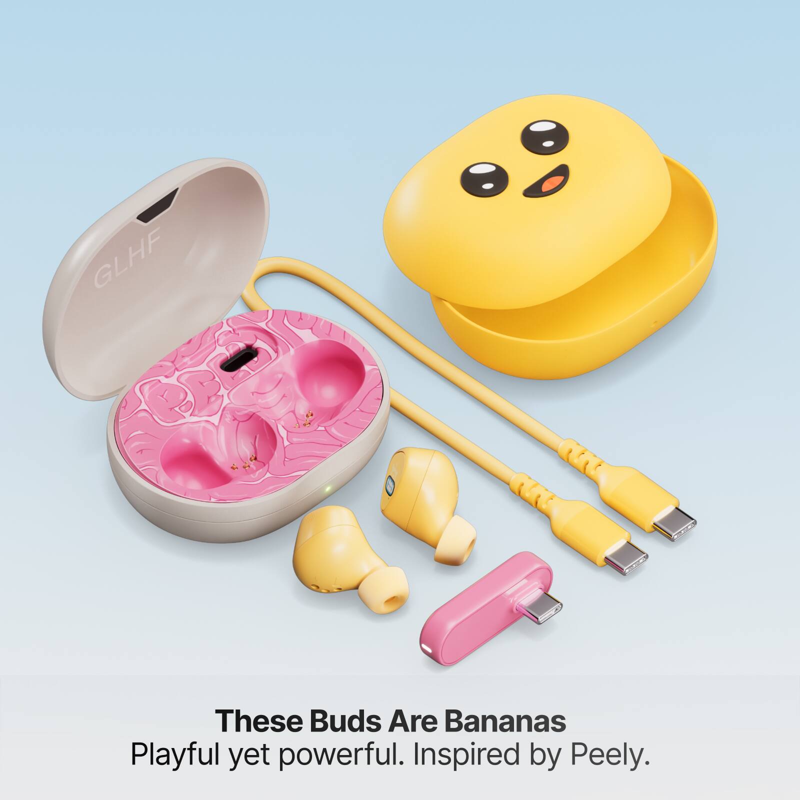 GLHF

These Buds Are Bananas
Playful yet powerful. Inspired by Peely.