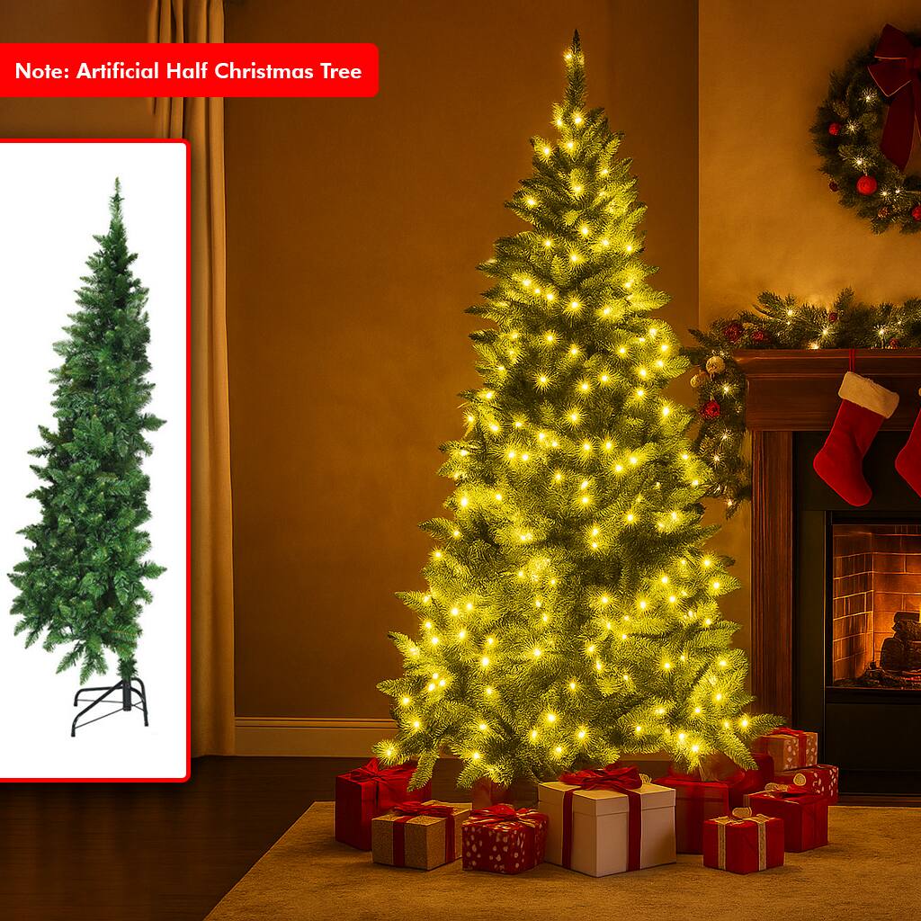 Note: Artificial Half Christmas Tree