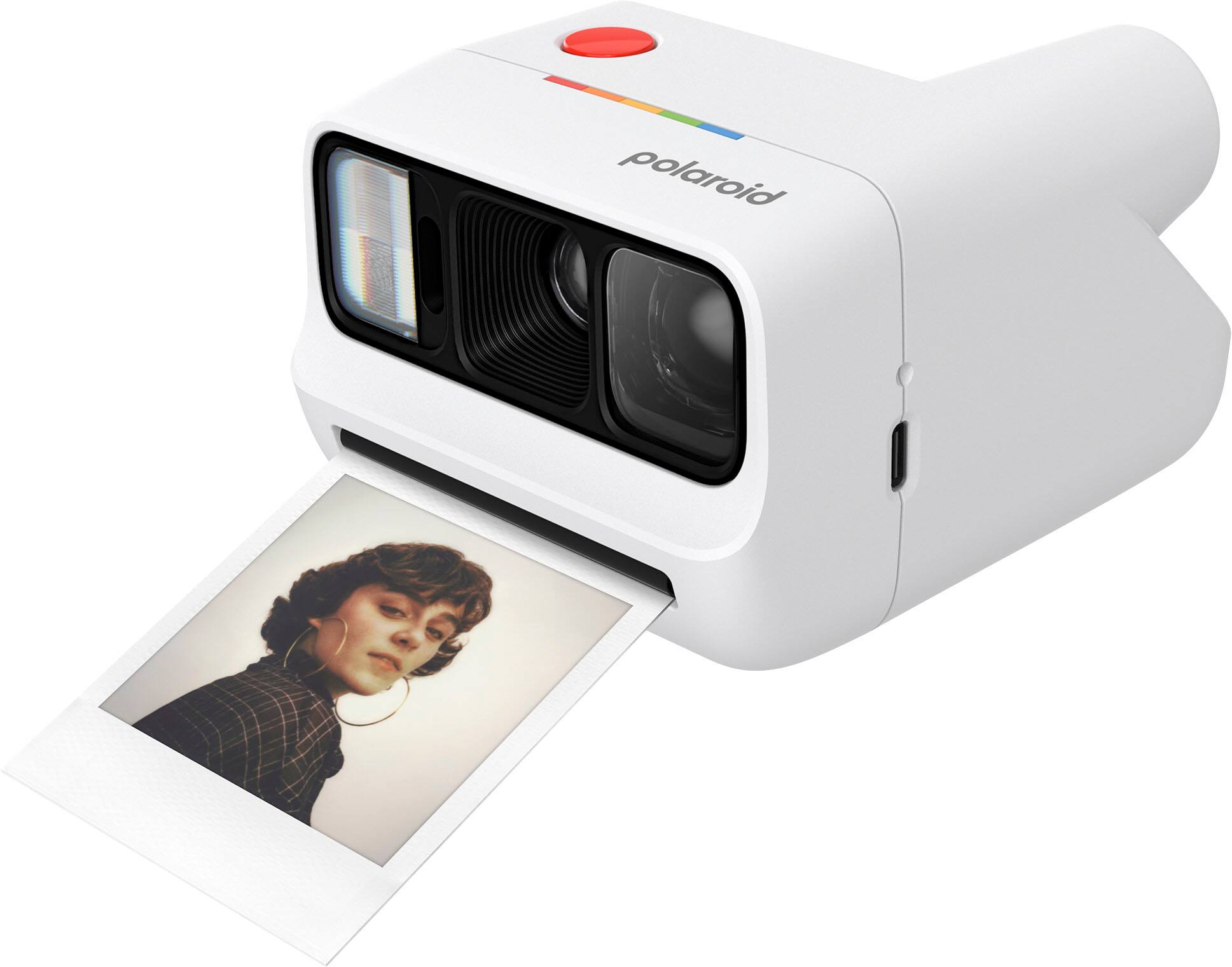 Angle. Polaroid - Polaroid Go Gen 3 Bundle White - White.