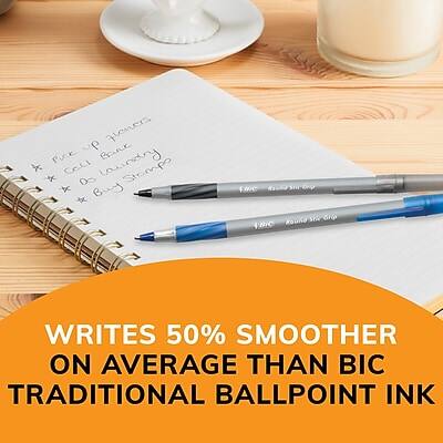 Sure, here is the corrected and grouped text:

---

**Floness Puck up Brink**

- Price: $1.99
- Call: 1-800-555-5555
- Buy Stamps

**Cacl a loundry**

**WRITES 50% SMOOTHER ON AVERAGE THAN BIC TRADITIONAL BALLPOINT INK**