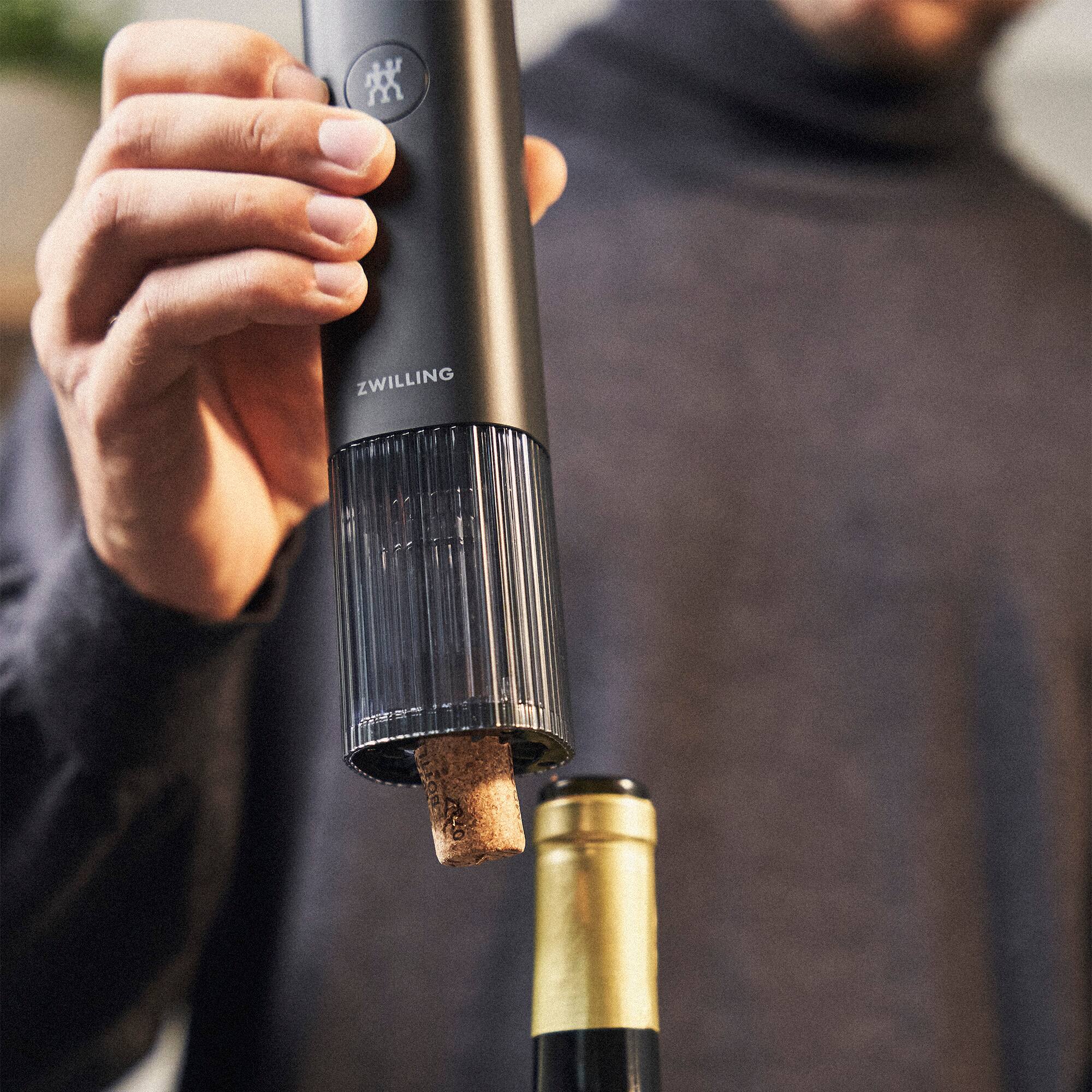 ZWILLING Electric Wine Bottle Opener Black 1028019 Best Buy