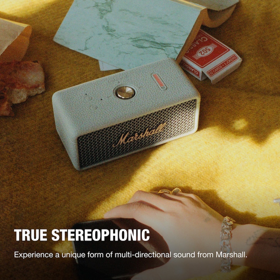 Marshall Emberton III Portable Bluetooth Speaker with Rugged Marshall Emberton III Portable Bluetooth Speaker with Rugged