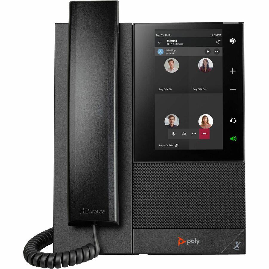 Dec 03, 2019 12:05 PM  
Meeting  
Q217 4 attendees  
Meeting on hold  

Poly CCX Six  
Poly CCX One  
Poly CCX Four  

HDvoice  
Poly