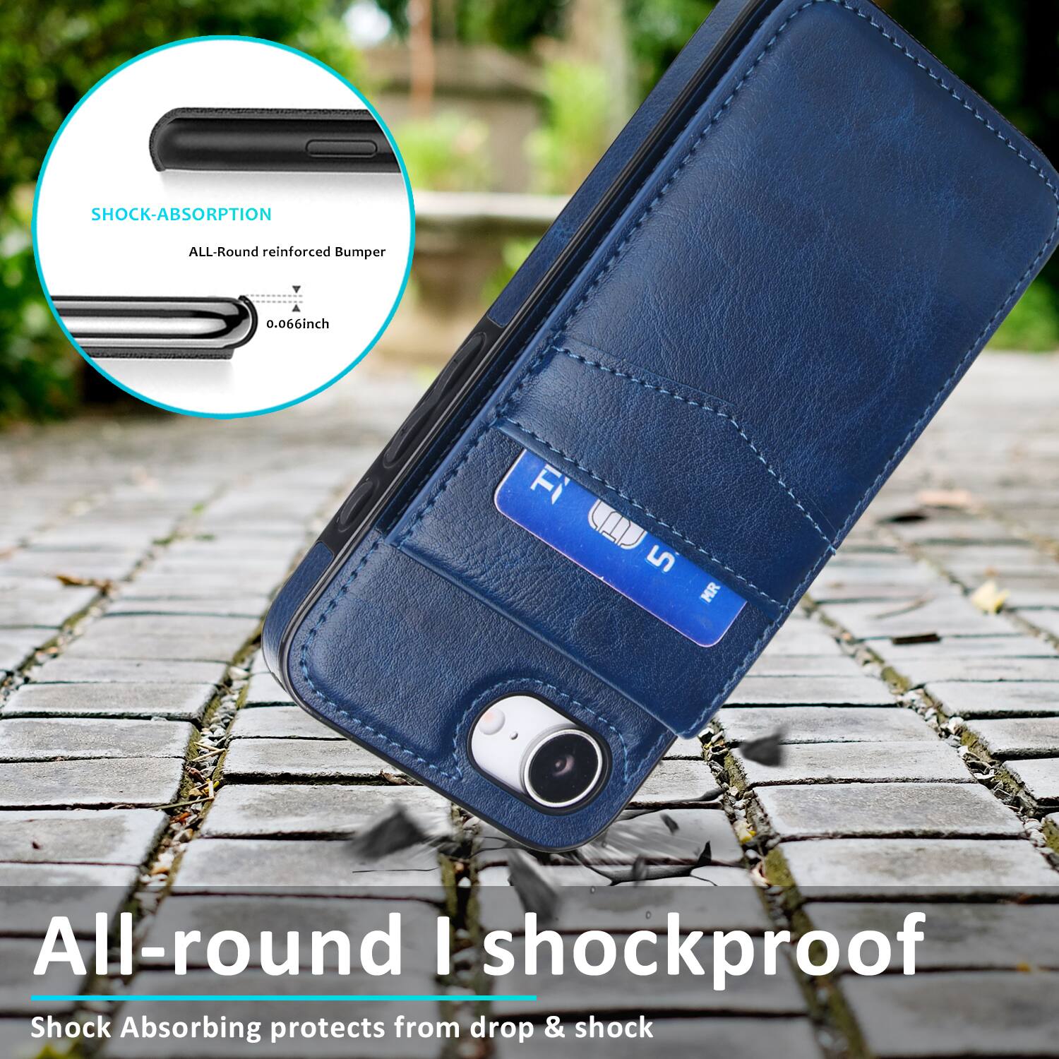 SHOCK-ABSORPTION ALL-Round reinforced Bumper 0.066inch Fi 5 MR All-round I shockproof Shock Absorbing protects from drop & shock