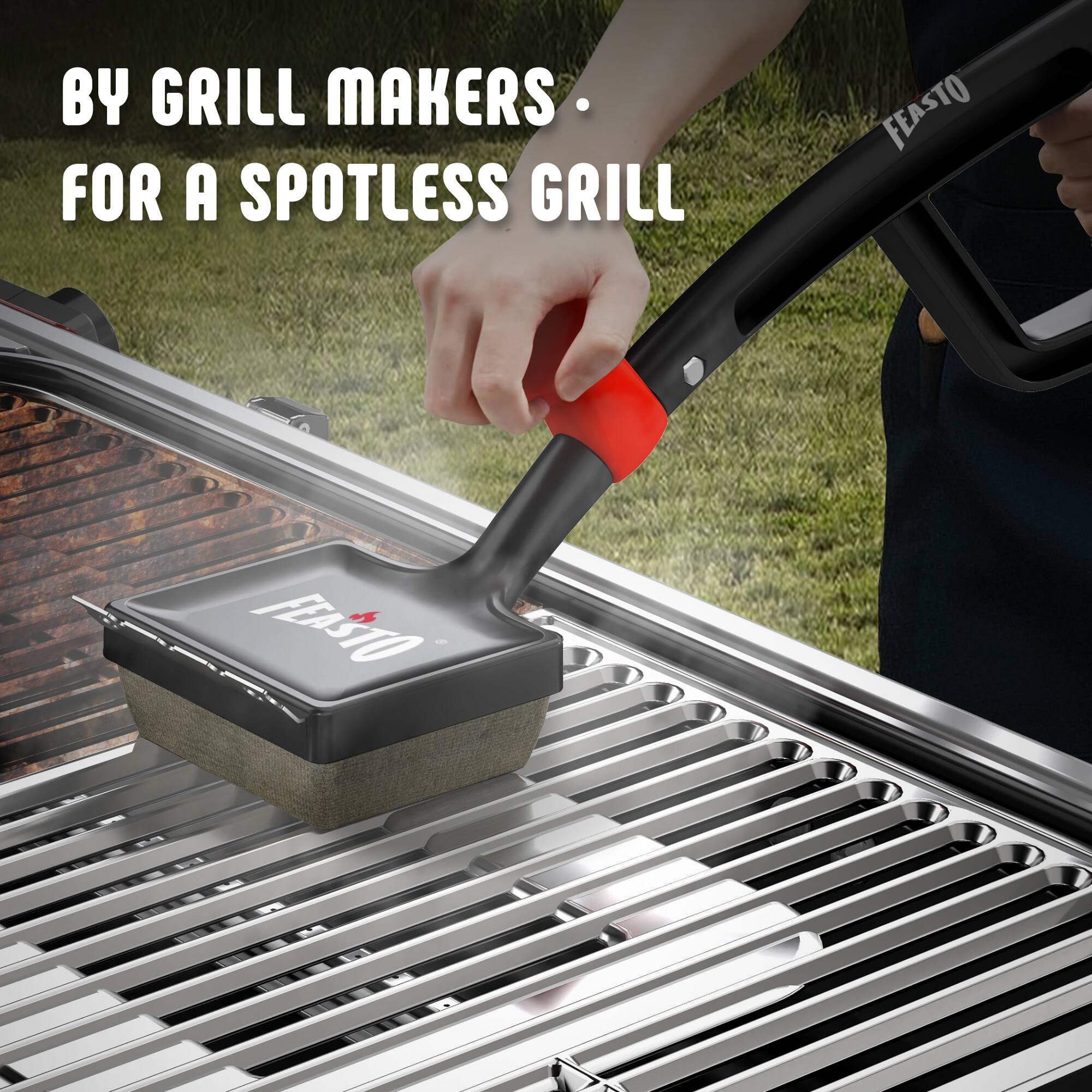 BY GRILL MAKERS  
FOR A SPOTLESS GRILL