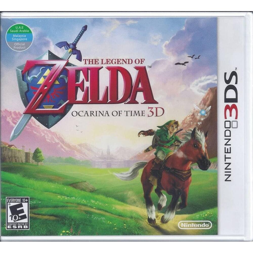 UAE Saudi Arabia Malaysia Singapore Official Product

THE LEGEND OF ZELDA OCARINA OF TIME 3D

NINTENDO 3DS

EVERYONE 10+ CONTENT RATED BY ESRB

Nintendo
