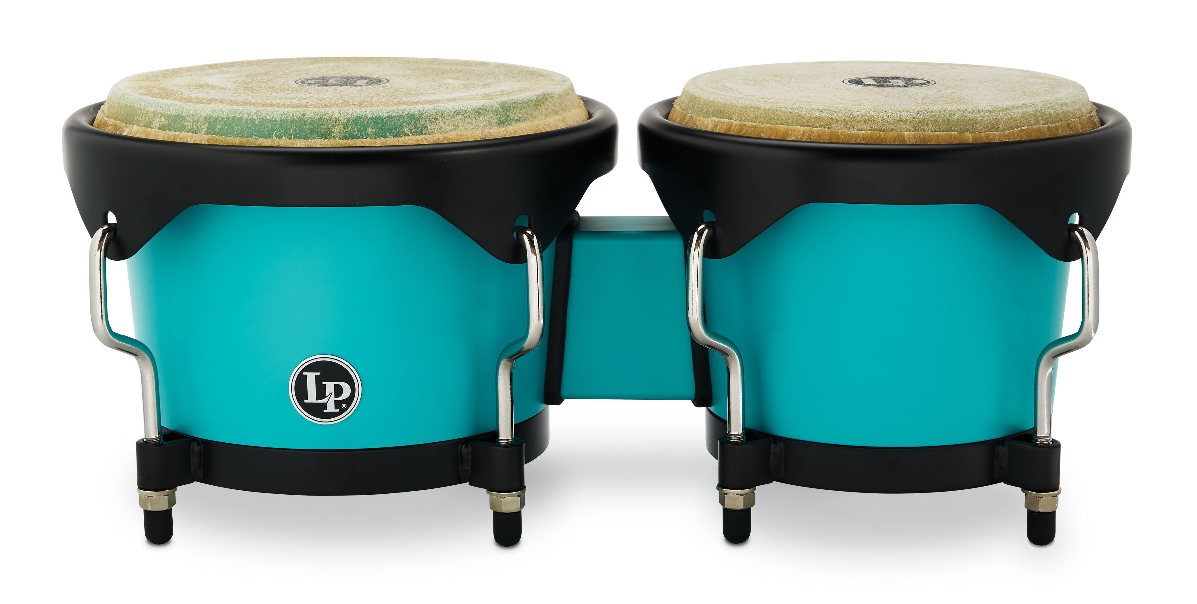 Angle. Latin Percussion - Discovery 6-1/4" & 7-1/4" Bongos.