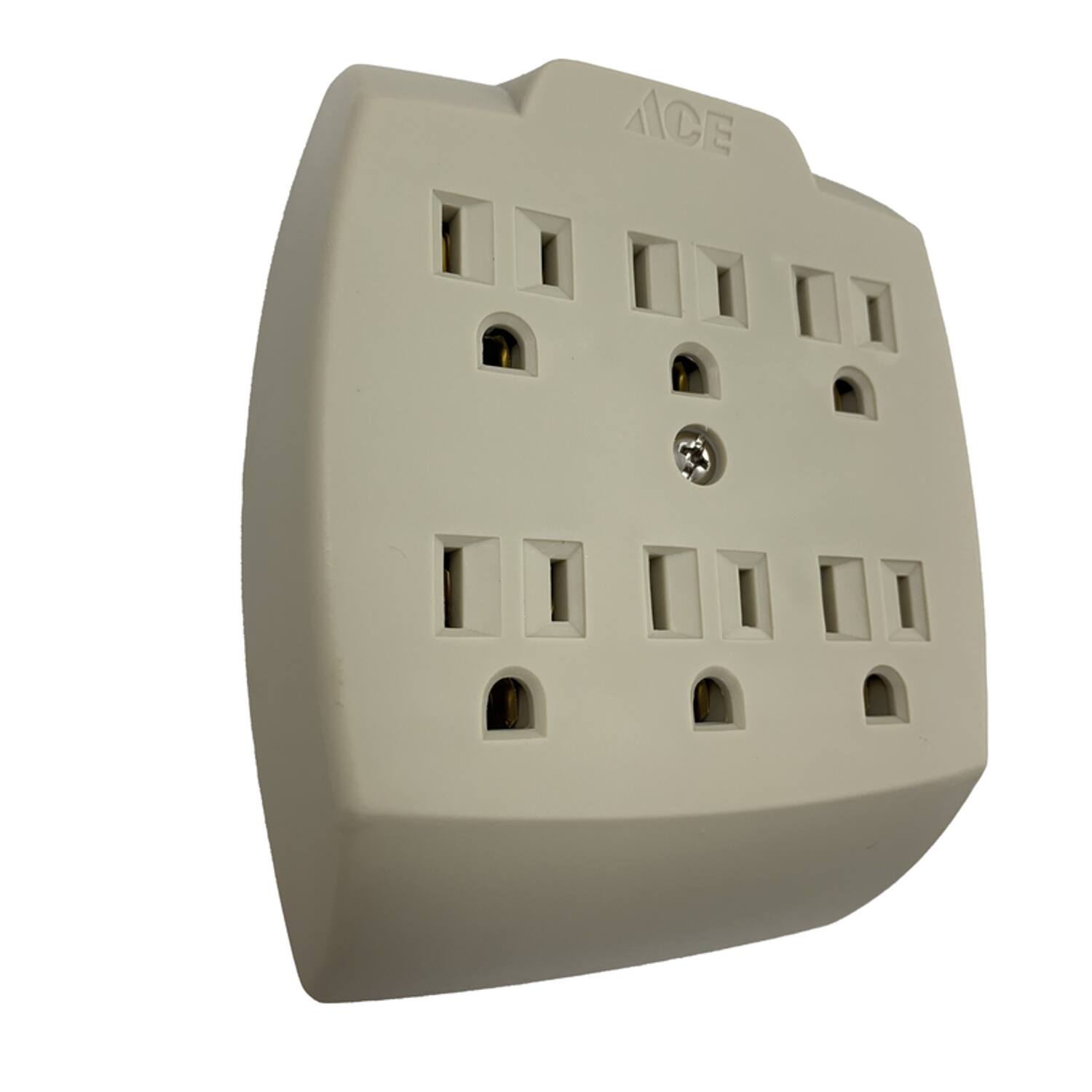 Angle. ProjeX - Projex Grounded 6 outlets Adapter 1 pk.