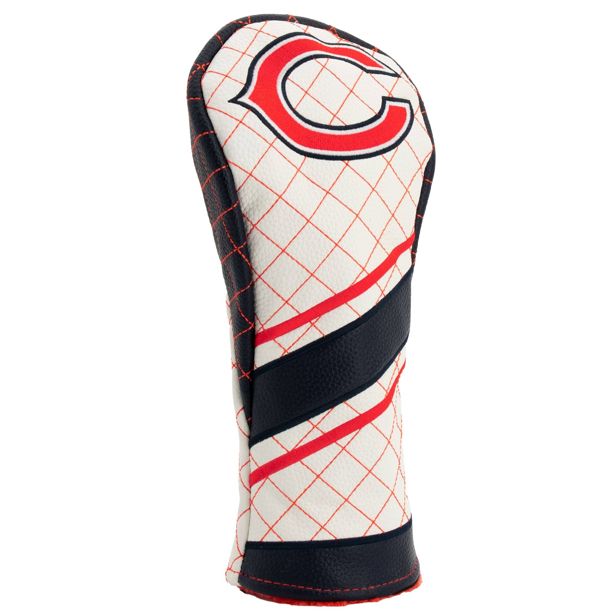 Alt View 2. Team Golf - Chicago Bears Striped Quilted Fairway Headcover - Multicolor.