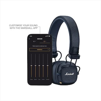 Marshall Major V Wireless On Ear Bluetooth Headphones with Marshall Major V Wireless On Ear Bluetooth Headphones with