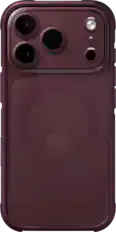 Front. dbrand - Ghost Case with MagSafe for Apple iPhone 18 Pro / iPhone 17 Pro - Burgundy.