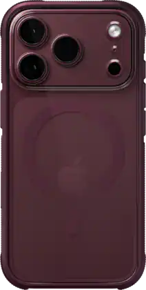 dbrand - Ghost Case with MagSafe for Apple iPhone 18 Pro / iPhone 17 Pro - Burgundy