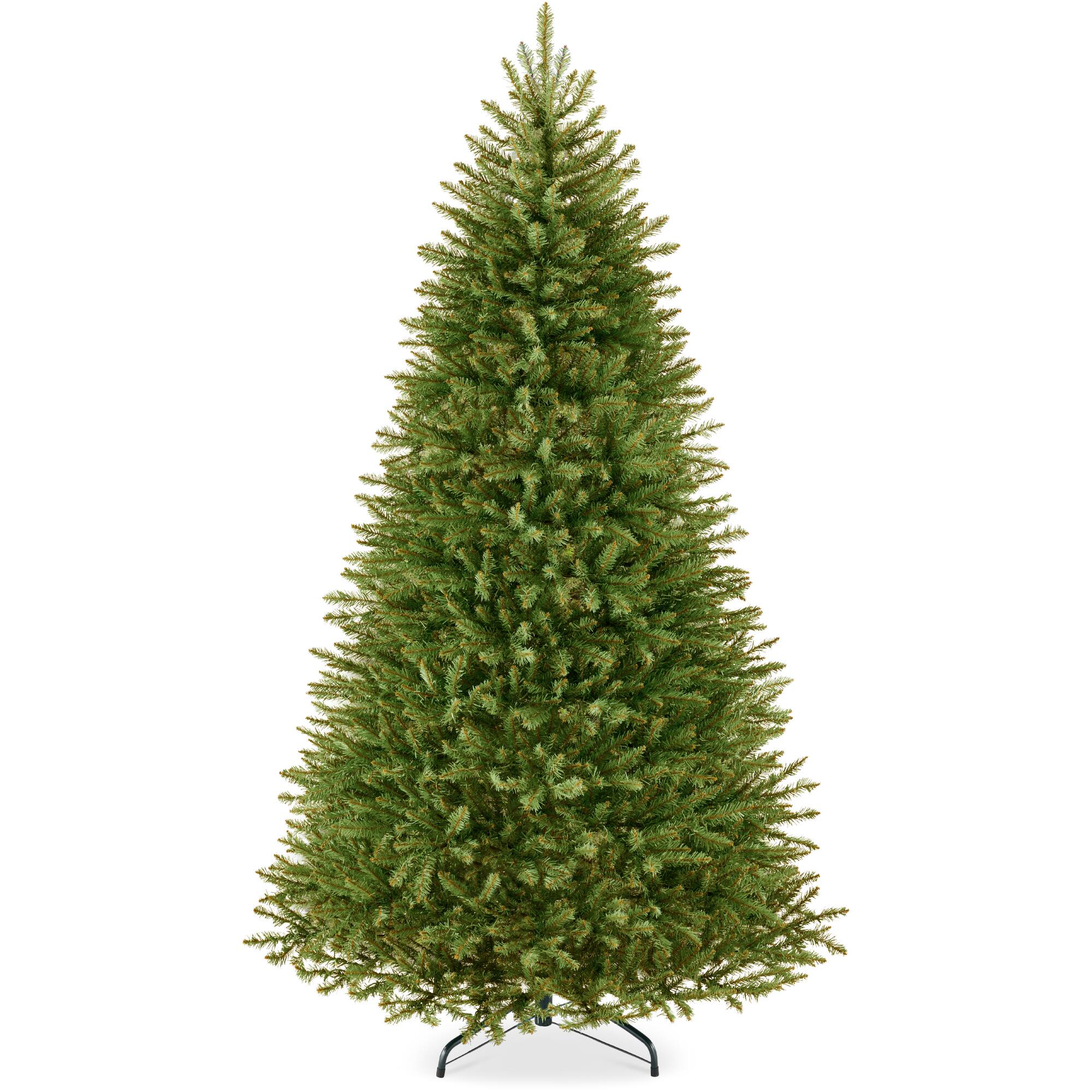 Best Choice Products - 7.5ft Premium Hinged Nordic Fir Christmas Tree Holiday Decoration w/ Foldable Metal Base - Green