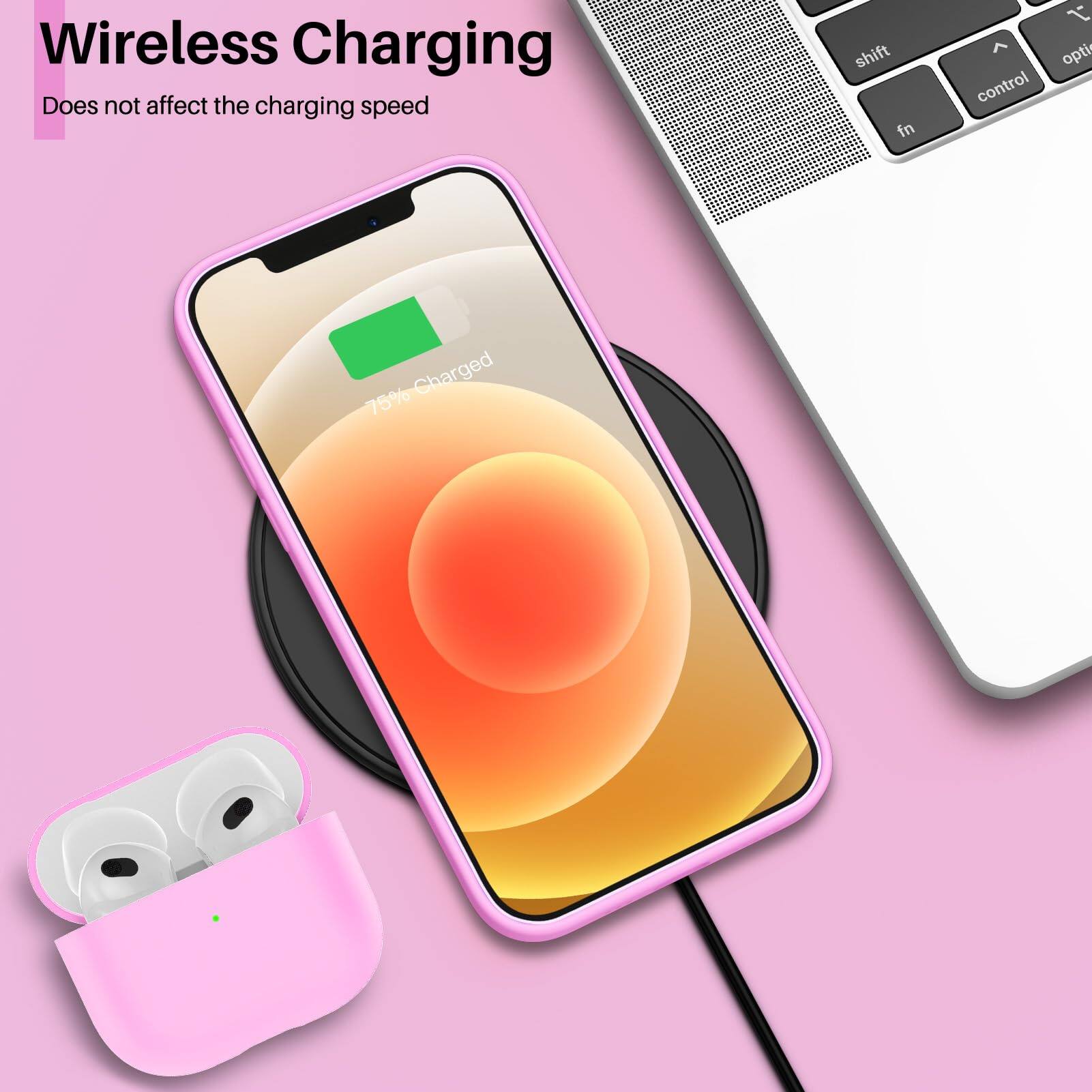 Wireless Charging Does not affect the charging speed 75% Charged