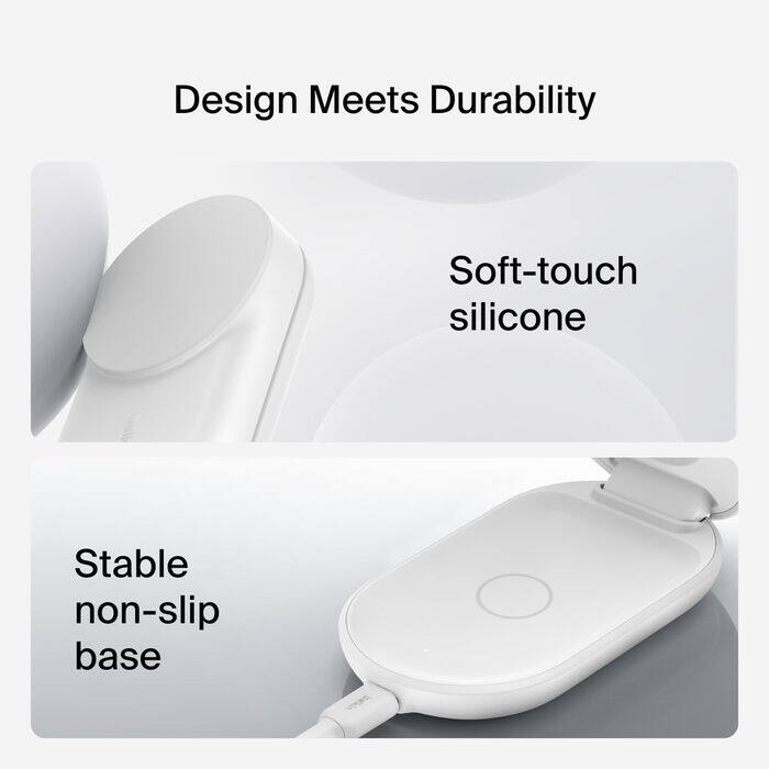 Design Meets Durability

Soft-touch silicone

Stable non-slip base