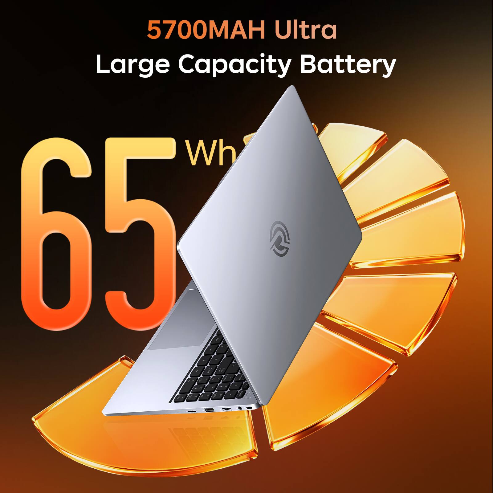 5700MAH Ultra Large Capacity Battery  
65 Wh
