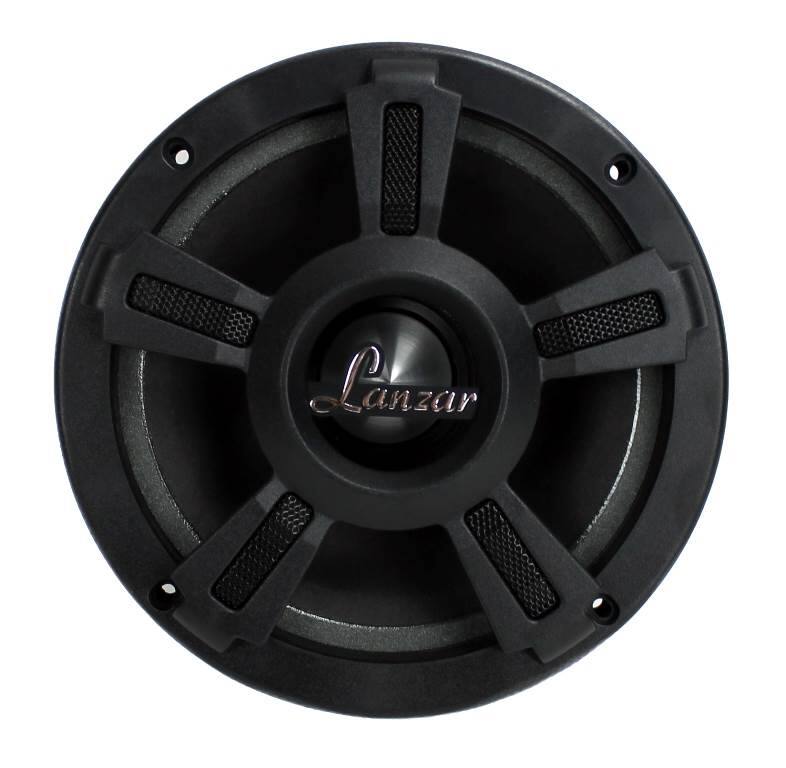 Alt View 1. Lanzar - LANZAR OPTI6MI 6.5" 1000W Car Mid bass Mid Range Audio Speakers PAIR - Black.