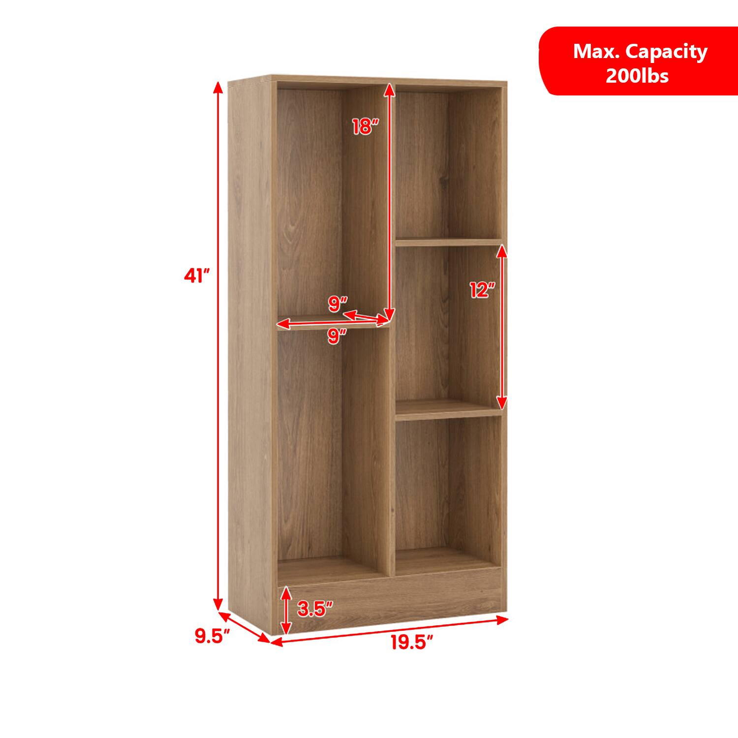 Max. Capacity 200lbs  
18"  
41"  
9"  
12"  
9.5"  
3.5"  
19.5"
