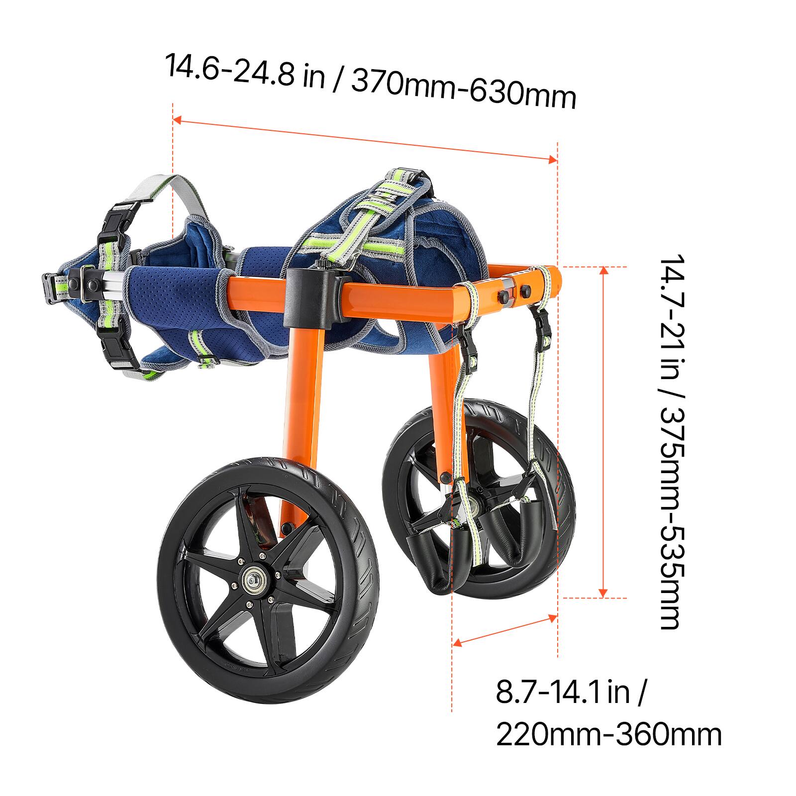 14.6-24.8 in / 370mm-630mm  
14.7-21 in / 375mm-535mm  
8.7-14.1 in / 220mm-360mm