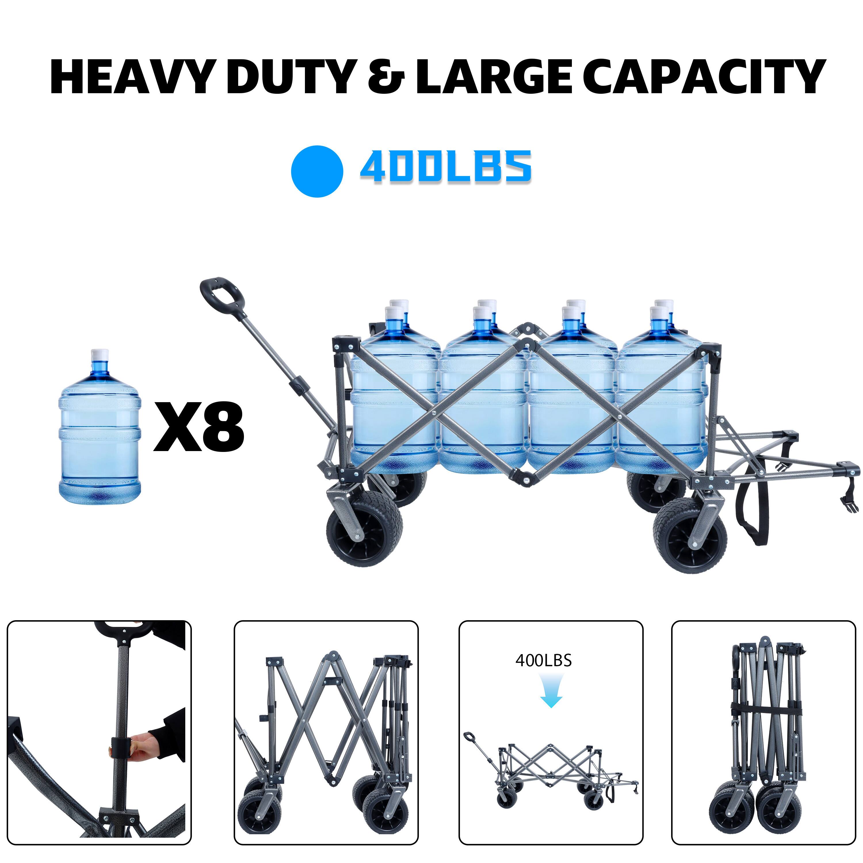 HEAVY DUTY & LARGE CAPACITY  
400LBS  

X8  

400LBS