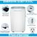 Alt View 14. Emerson Quiet Kool - 550 Sq. Ft. 14,000 BUT Portable Air Conditioner - White.