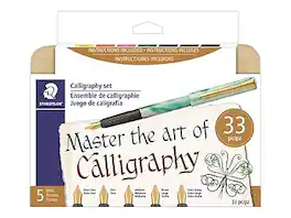 Staedtler - Calligraphy Fountain Pen Set, Ink (899 SM5 NA) - Assorted Colors