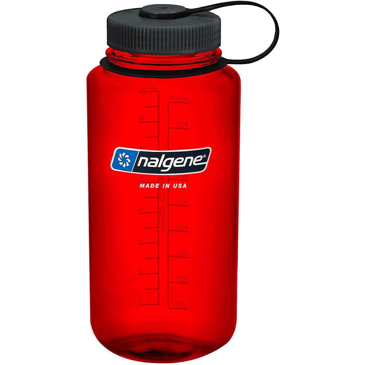 Nalgene - Tritan Wide Mouth 32 oz. Water Bottle - Red/Black