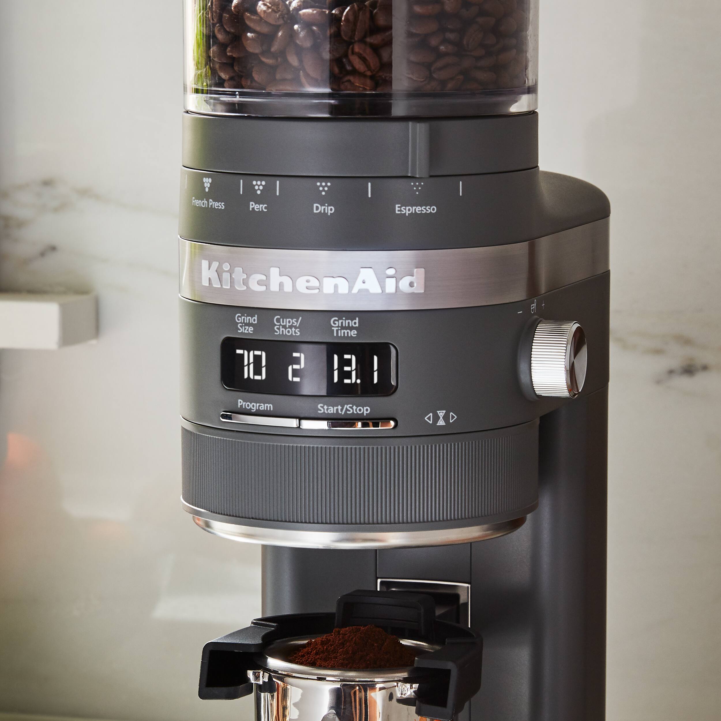 Alt View 40. KitchenAid - Burr Coffee Grinder - Matte Charcoal Grey.