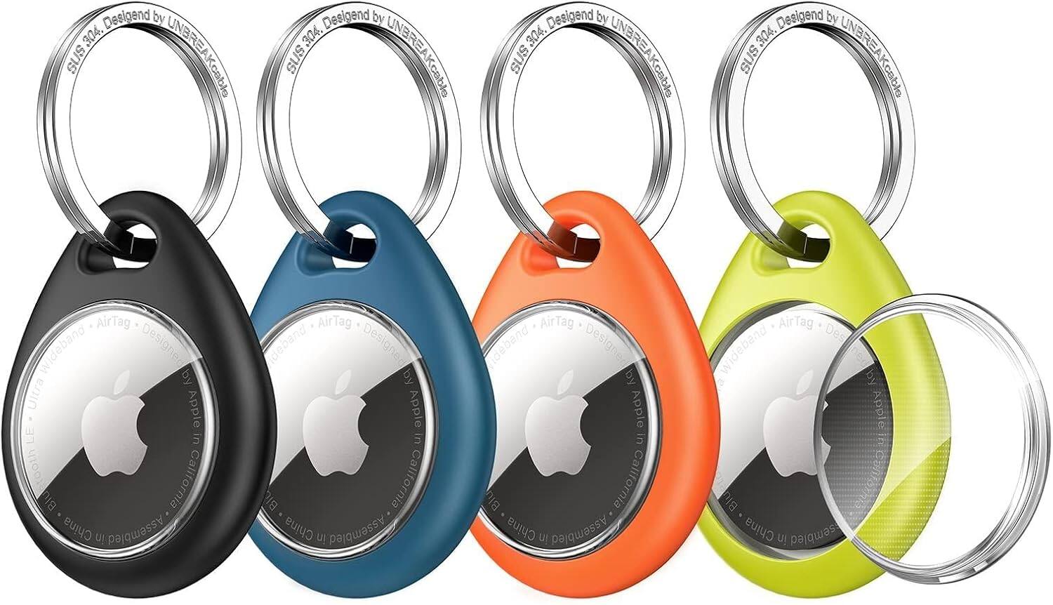 Black/Orange/Green/Blue