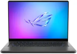 ASUS - ROG Zephyrus G14 14" OLED 3K 120Hz Gaming Laptop - AMD Ryzen 9 270 - 32GB RAM - NVIDIA GeForce RTX 5070 - 1TB SSD - Eclipse Gray - Front_Zoom