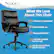 Alt View 14. Click365 - Transform 2.0 Extra Comfort Ergonomic Mid-Back Desk Chair - Black.