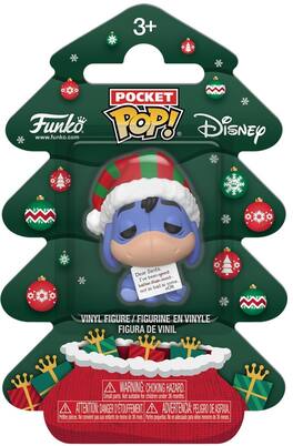 Funko - Pocket POP! Disney Holiday Tree: Winnie the Pooh - Eeyore - COLLECTIBLES - Multicolor