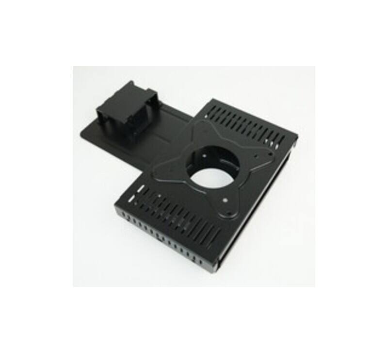 Front. Dell - KY1V8 Wyse Mounting Adapter - For Monitor, Zero Client - Black - Black.