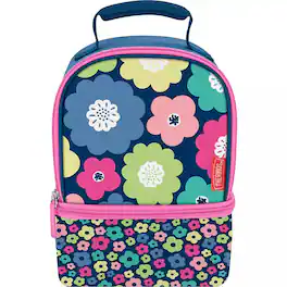 Thermos - Kid's Dual Compartment Soft Lunch Box - Mod Flowers
