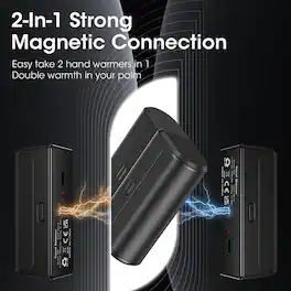 ACJPR - Magnetic Hand Warmers Rechargeable 2‑Pack (6000 mAh)