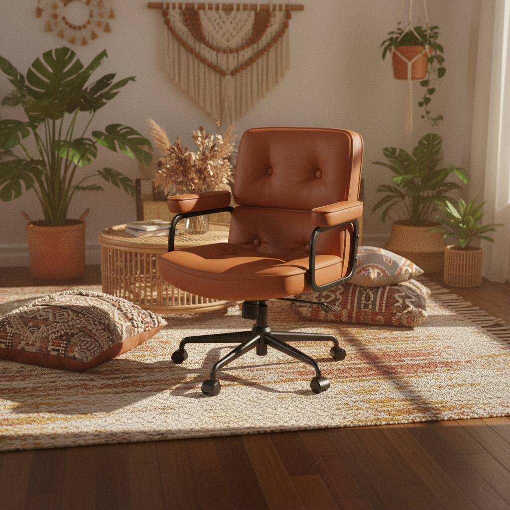 Alt View 7. Forest'nSky - Brown American Office Chair  Executive Computer Chair - Brown.