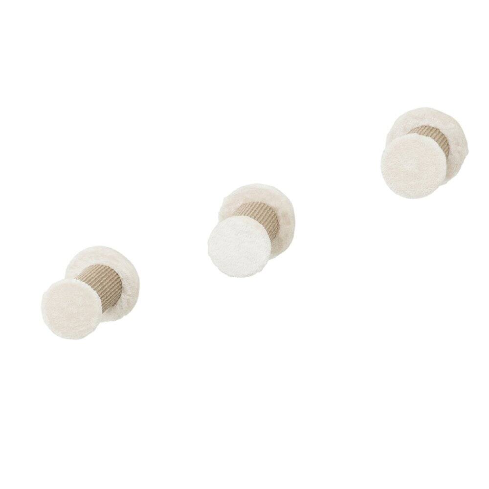 TRIXIE - XXL Multi-Level Wall Mounted Cat Perch-Step, 3 Piece Set - Light Gray-Greige