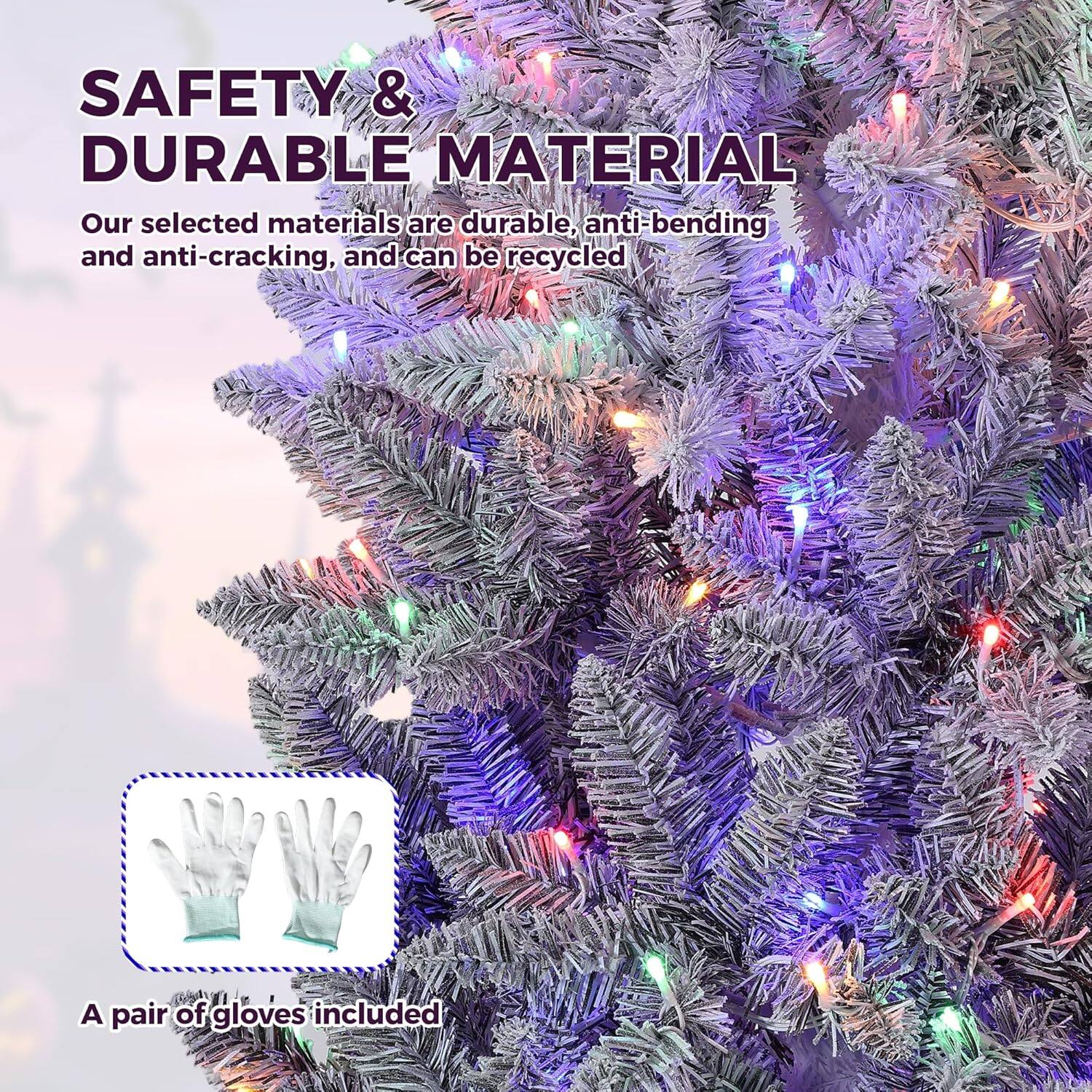 SAFETY & DURABLE MATERIAL

Our selected materials are durable, anti-bending and anti-cracking, and can be recycled.

A pair of gloves included