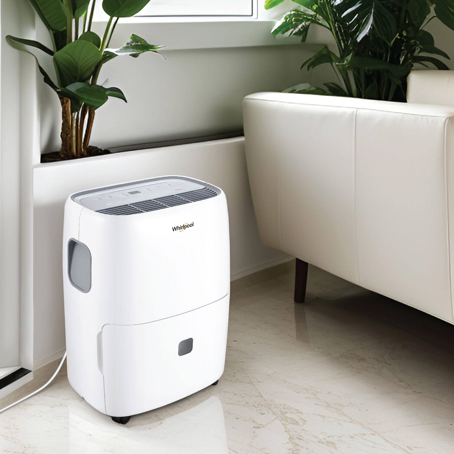 Whirlpool Energy Star 30Pint Dehumidifier White WHAD301DW Best Buy
