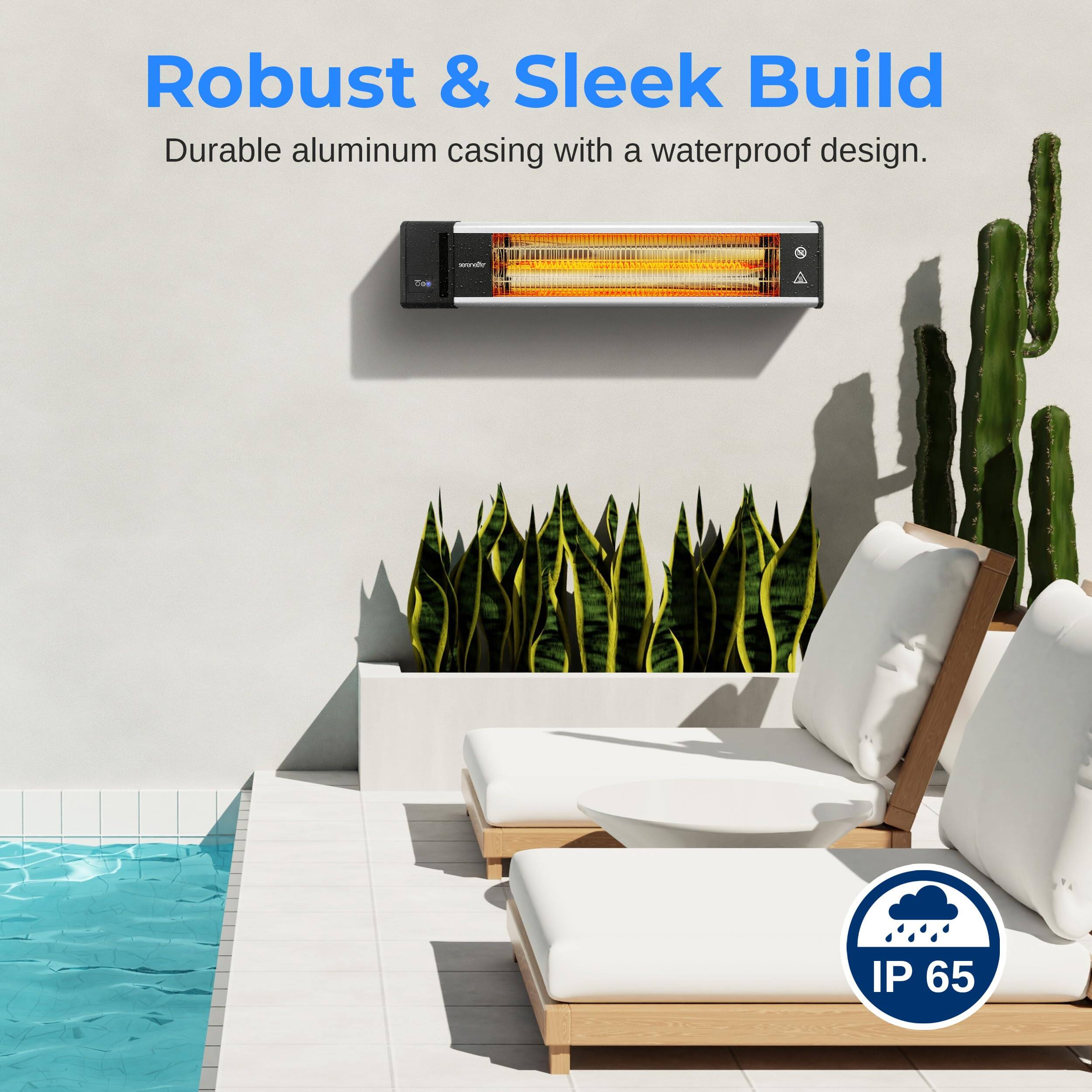 Robust & Sleek Build  
Durable aluminum casing with a waterproof design.  
IP 65