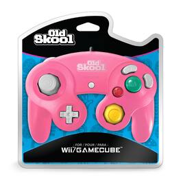 Old Skool - GameCube / Wii Compatible Controller - Pink/ Magenta