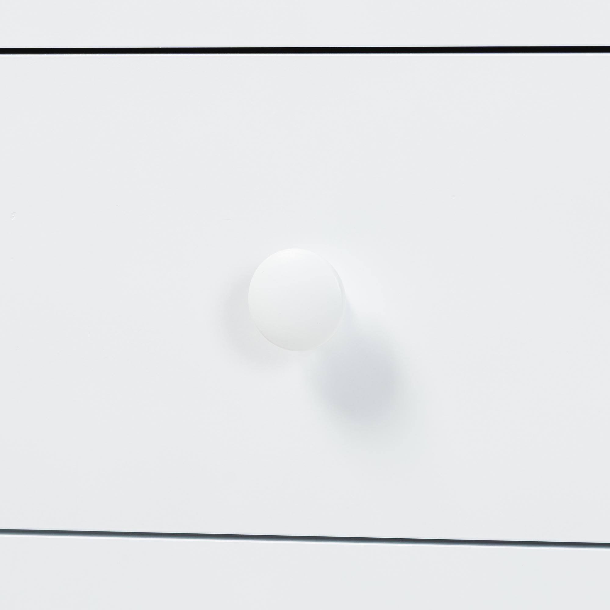 Alt View 2. Baxton Studio - Brantley Spindle Dresser - 6-Drawer Horizontal Storage Cabinet with Beaded Frame and Elevated Base for Bedroom - White.