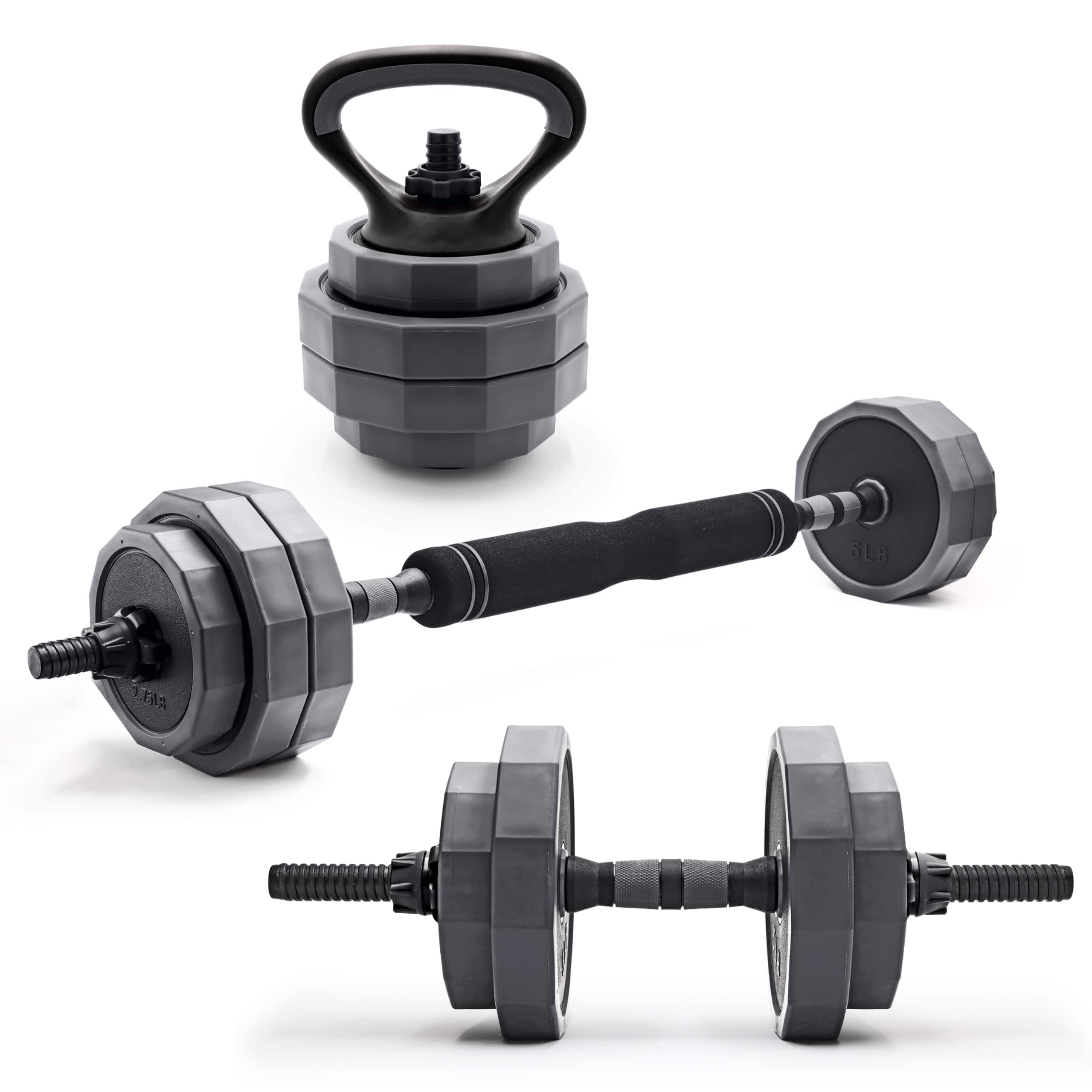 Hanke - use Adjustable Weight Set Versatile Dumbbell Kettlebell For Full body Workouts And Options p CONSTRUCTION - Multi
