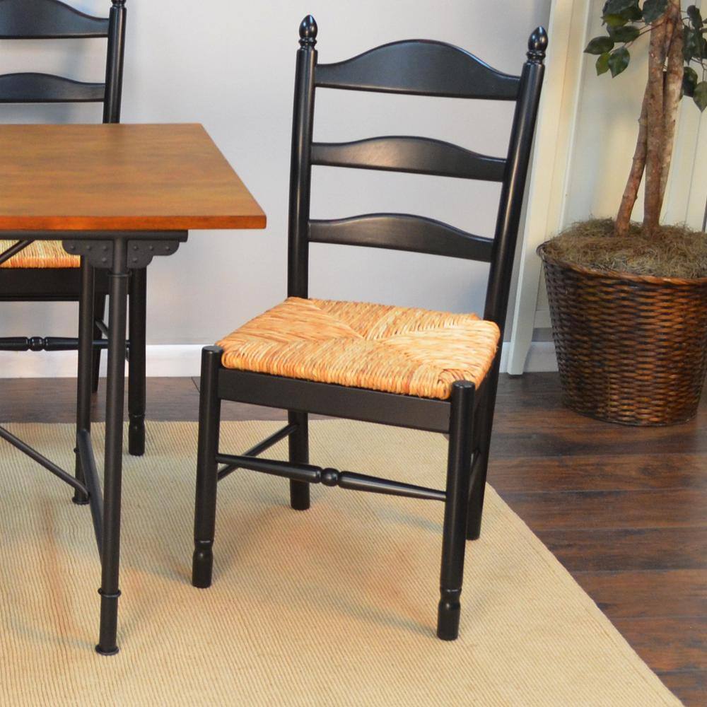 Alt View 2. Carolina Chair & Table - Vera Dining Chair - Antique Black - Black.