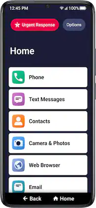 Lively® - Jitterbug Smart5 Simple Prepaid Smartphone - Black