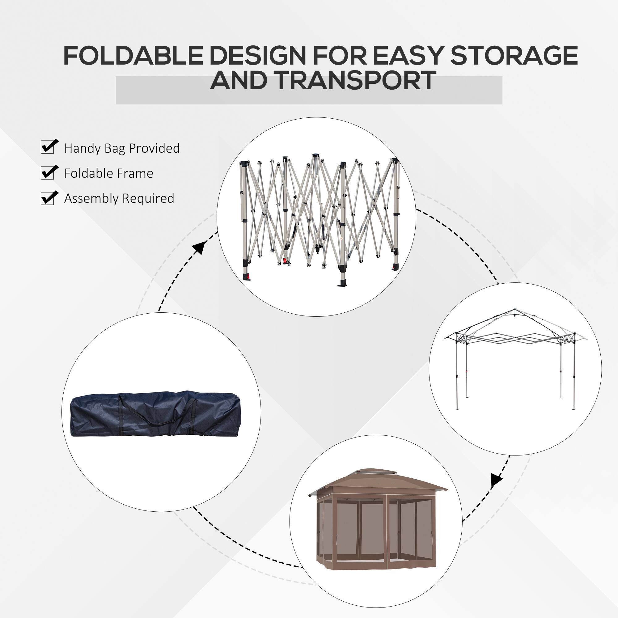 FOLDABLE DESIGN FOR EASY STORAGE AND TRANSPORT

- Handy Bag Provided
- Foldable Frame
- Assembly Required