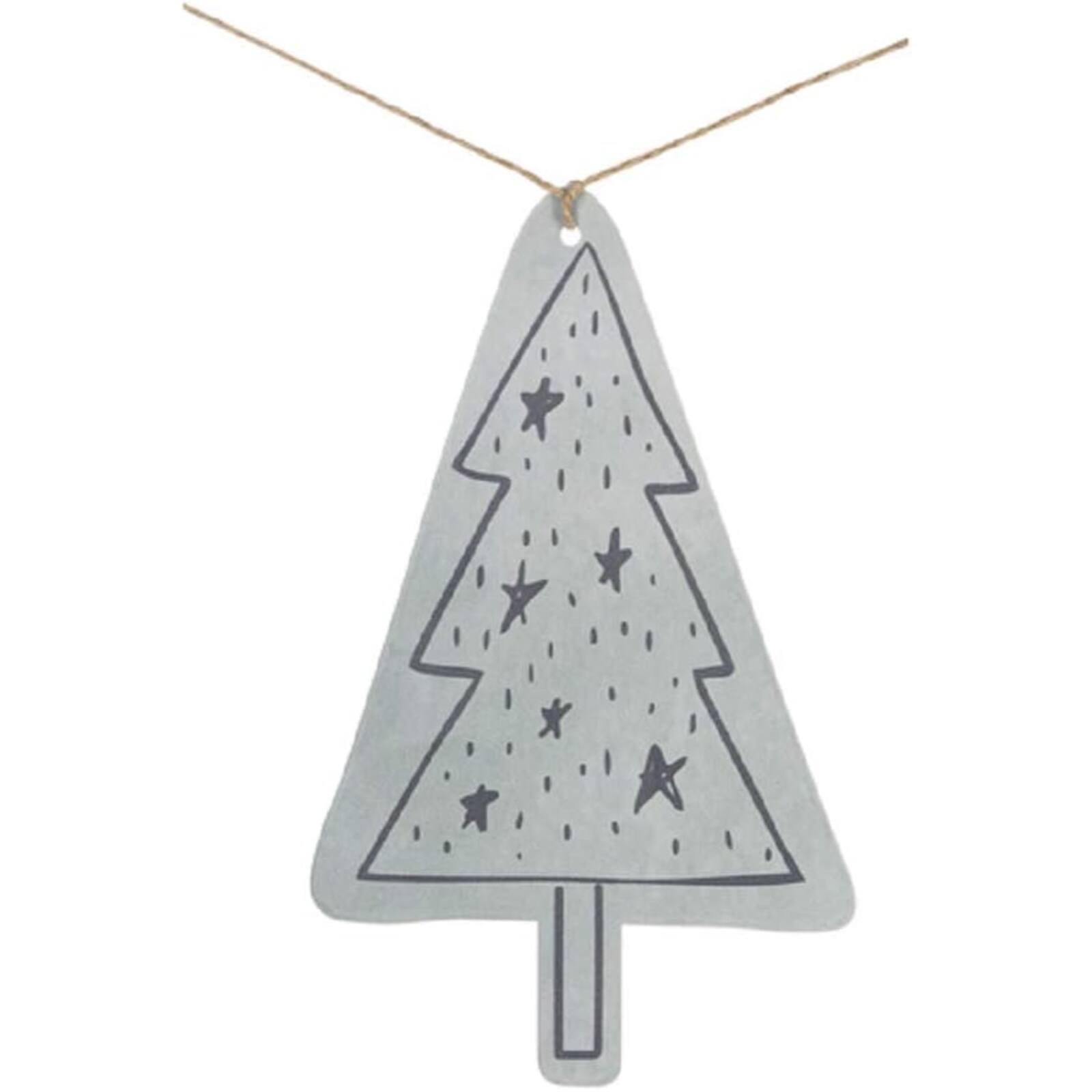 Left. Ganz - Ganz Metal Christmas Tree Garland Strand 54 Inches Long - Silver.